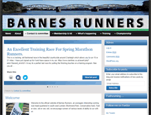 Tablet Screenshot of barnesrunners.org